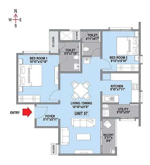 Daffodils 2BHK