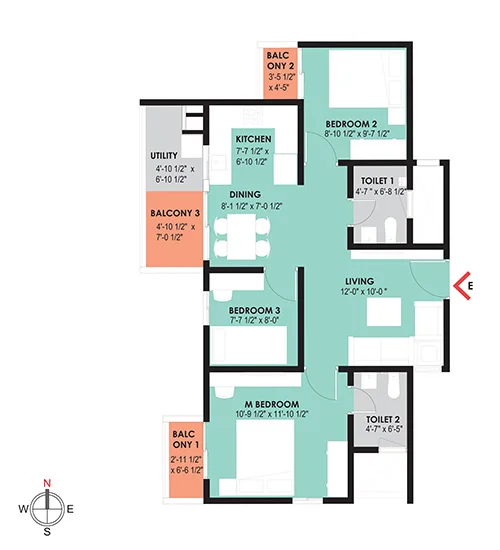 Iris 3BHK